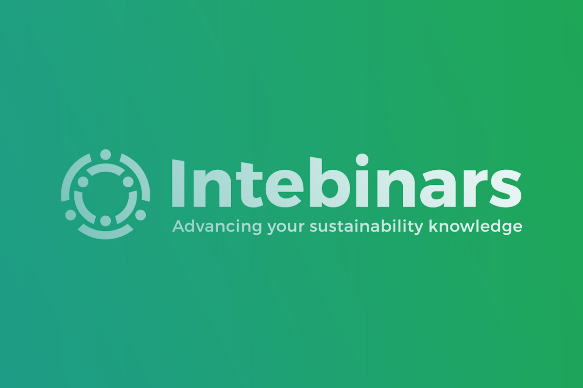 “Logo and branding for Intebinars – CPD Training, showing a sustainability-focused design promoting professional learning through Intebinars – CPD Training.”